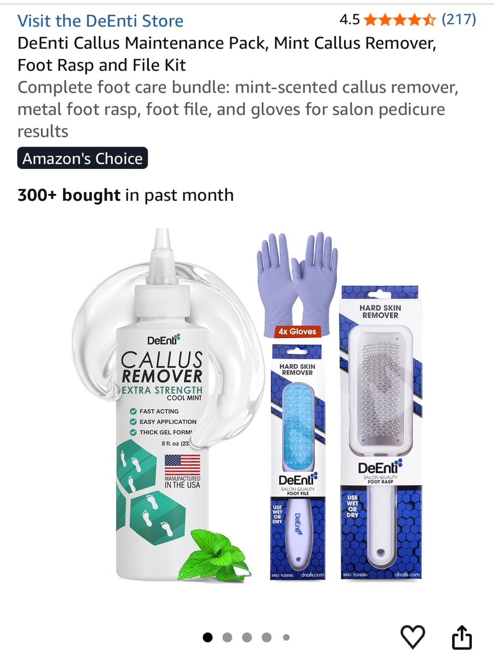 Callous removal kit, new in box, unopened